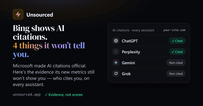 Bing now shows AI citations. Here are 4 things it still won't tell you.